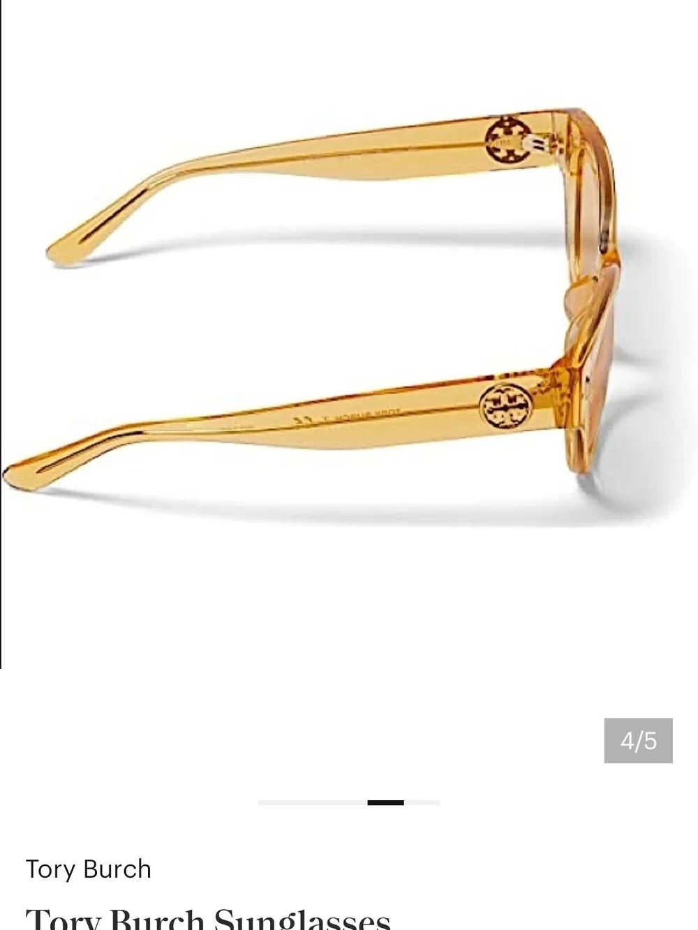 Tory Burch Honey Amber Cat-Eye Sunglasses